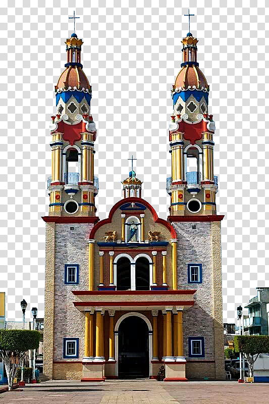 Mexico s, brown and white cathedral during daytime transparent background PNG clipart