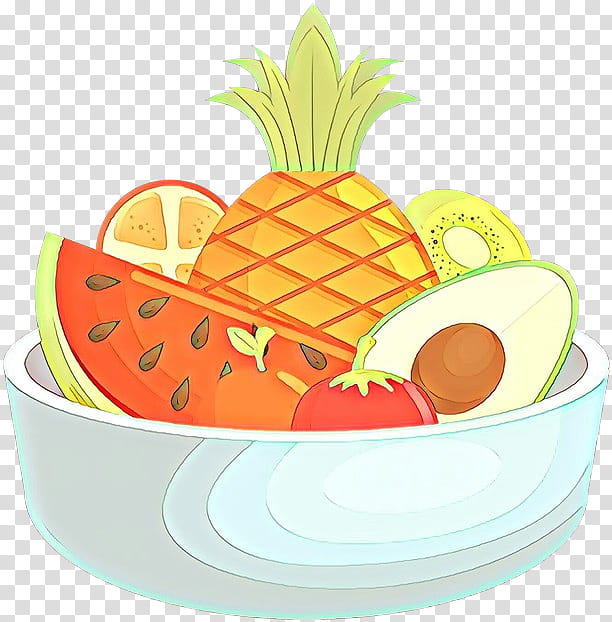 Pineapple, Fruit, Ananas, Food, Orange, Garnish, Plant transparent background PNG clipart