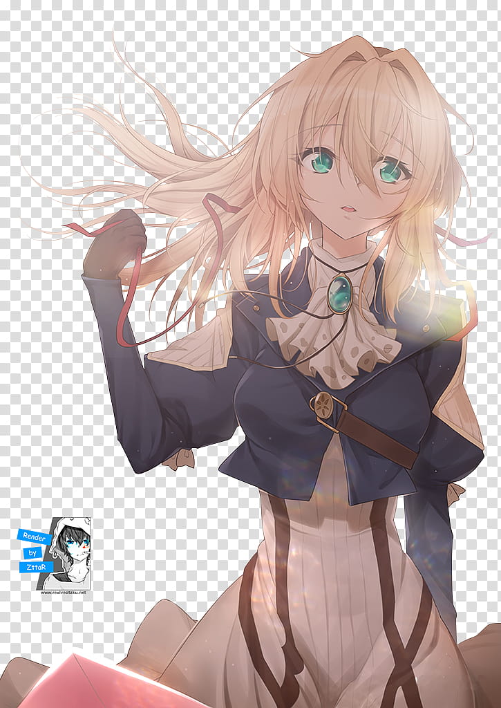 Render Violet Evergarden, Violet Evergreen transparent background PNG clipart