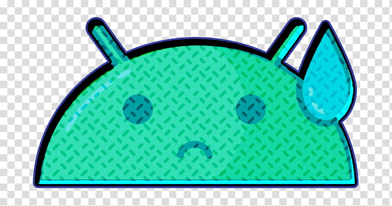 Green Leaf, Android Icon, Emoji Icon, Mobile Icon, Mood Icon, Robot Icon, Sad Icon, Tear Icon transparent background PNG clipart