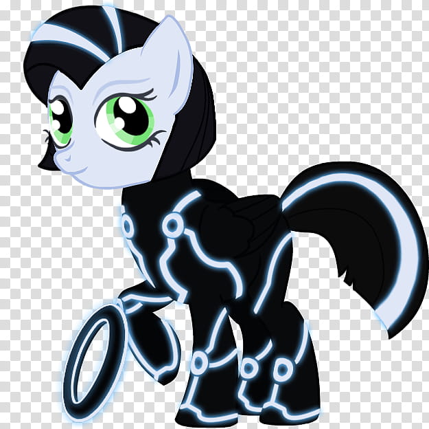 Tron Pony Standalone, pony illustration transparent background PNG clipart