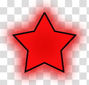 minor profile tweak, red star transparent background PNG clipart