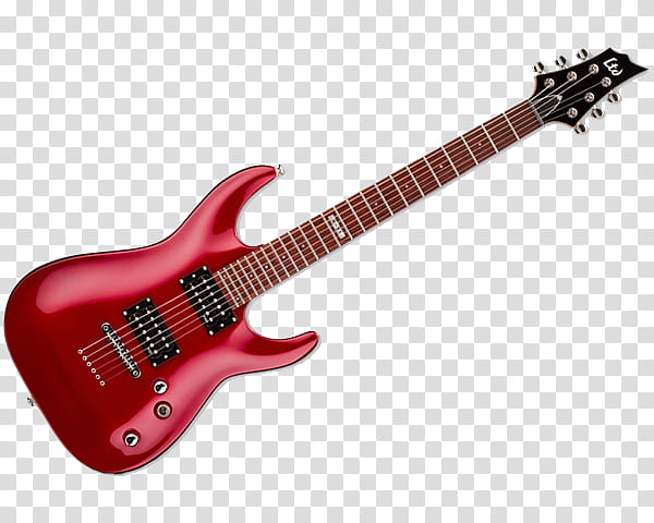 red and brown electric guitar transparent background PNG clipart