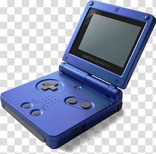 Classic Consoles, blue Nintendo Game Box Advance transparent background PNG clipart