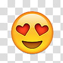 Emojis, heart eyes emoji transparent background PNG clipart