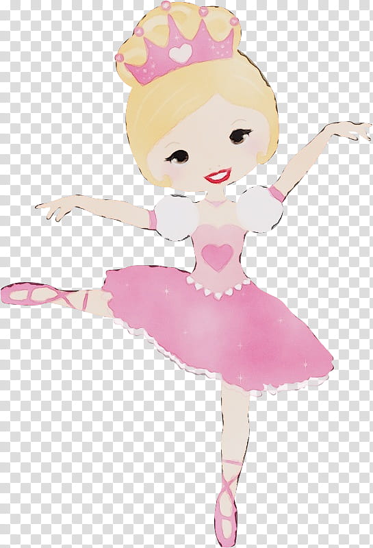 Pink, Ballet, Ballet Dancer, Doll, Character, Pink M, Ballet Flat, Cartoon transparent background PNG clipart