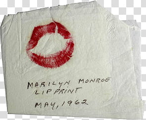 O, Marilyn Monroe Lip Print illustration transparent background PNG clipart