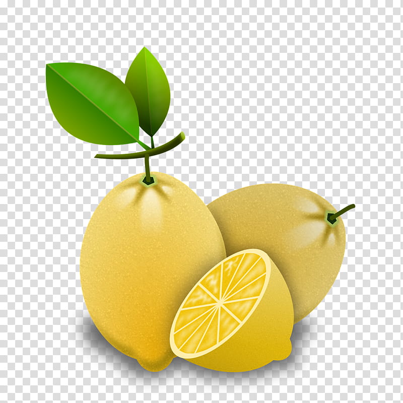 Cartoon Lemon, Key Lime, Persian Lime, Fruit, Food, Sweet Lemon, Citric Acid, Citrus transparent background PNG clipart