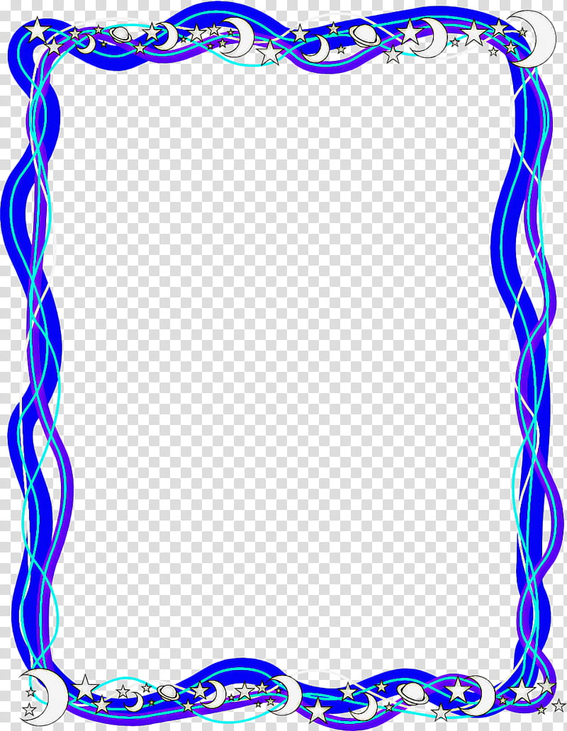 blue frames and borders