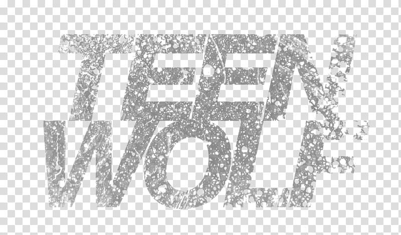 gray Teen Wolf D text illustration transparent background PNG clipart