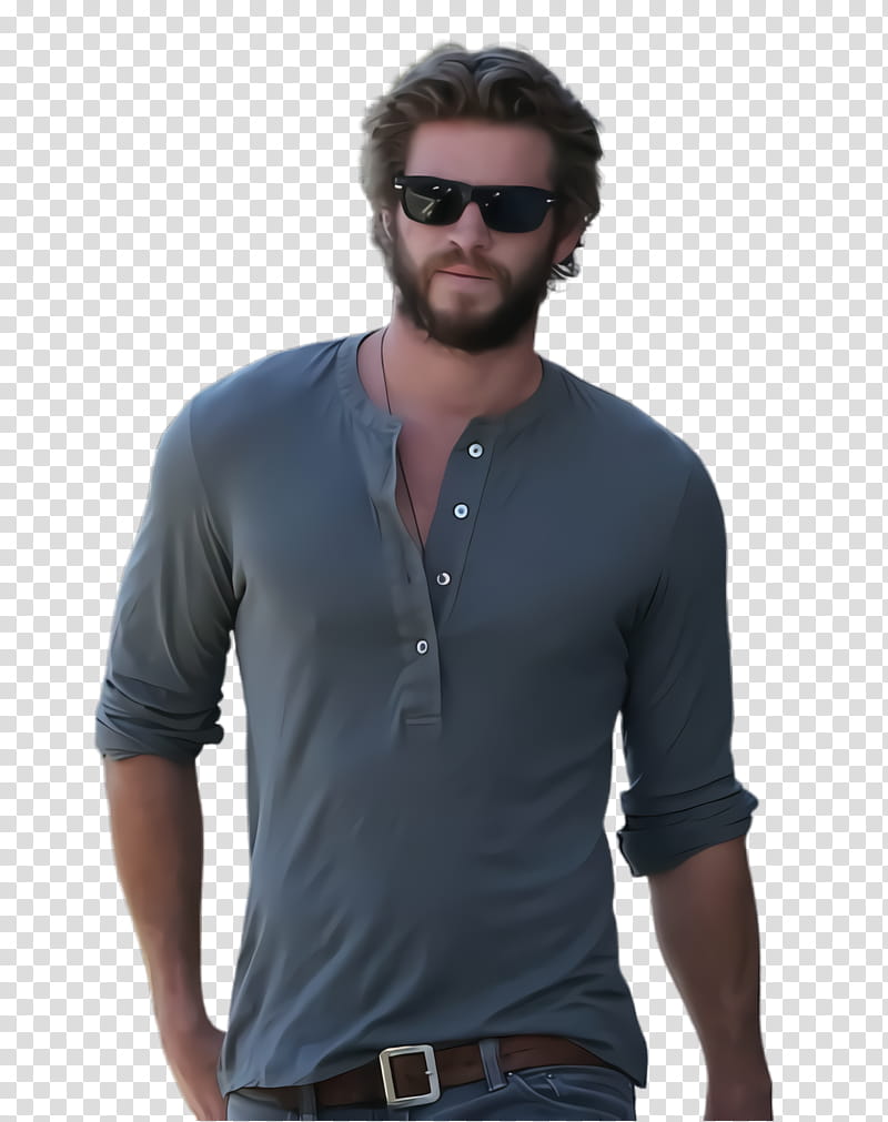 Jeans, Liam Hemsworth, Tshirt, Sleeve, Polo Shirt, Collar, Longsleeved Tshirt, Sunglasses transparent background PNG clipart