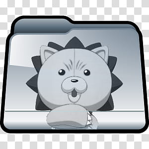 Anime Folders , Kon folder icon transparent background PNG clipart