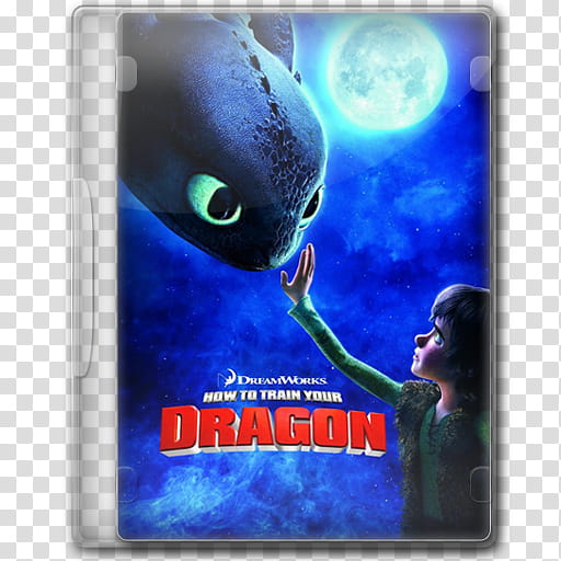 Movie Folder  DVD Box , How To Train Your Dragon icon transparent background PNG clipart