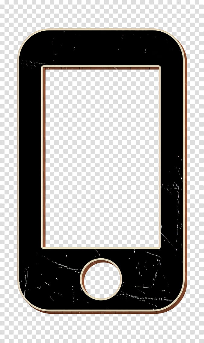 phone icon, Technology, Gadget, Handheld Device Accessory, Portable Media Player, Ipod, Rectangle, Frame transparent background PNG clipart