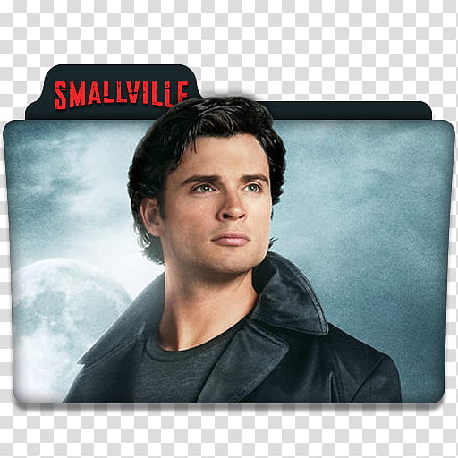 TV Series Folder Icons , smallville___tv_series_folder_icon_v_by_dyiddo-dar, Tom Welling as Clark Kent from Smallville folder icon transparent background PNG clipart