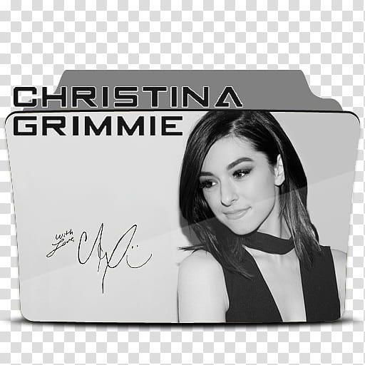 Christina Grimmie Folder Icon transparent background PNG clipart