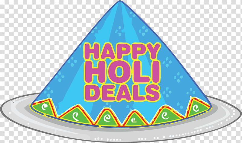 Holi Sale Holi Offer Happy Holi, Party Hat, Party Supply, Birthday Candle, Headgear, Cone, Triangle, Icing transparent background PNG clipart