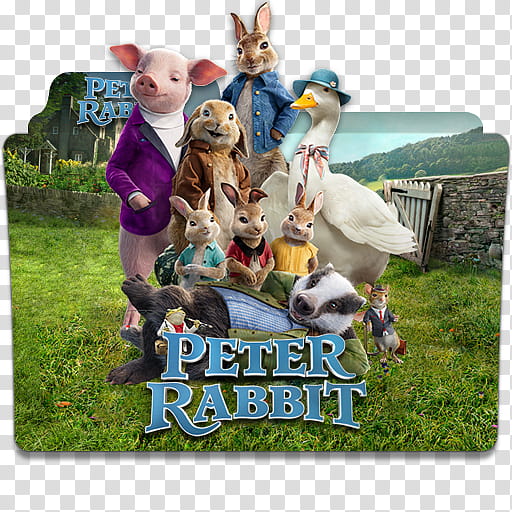 Peter Rabbit  Folder Icon , Peter Rabbit v transparent background PNG clipart