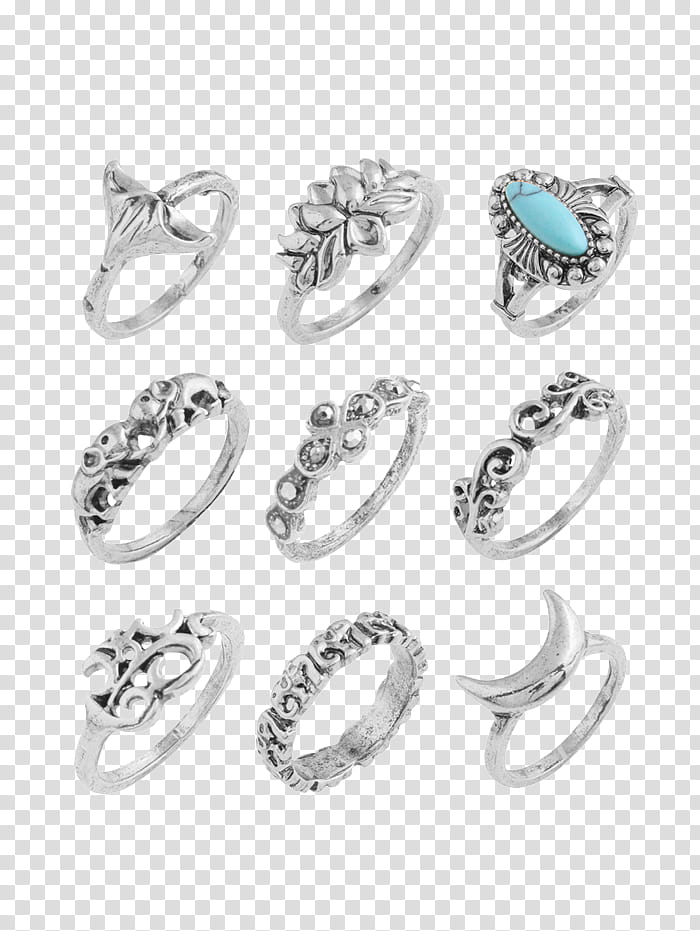 Wedding Ring Silver, Earring, Anklet, Tibetan Silver, Jewellery, Vivienne Westwood Knuckle Ring Silver, Ring Set, Gold, Belly Chain transparent background PNG clipart