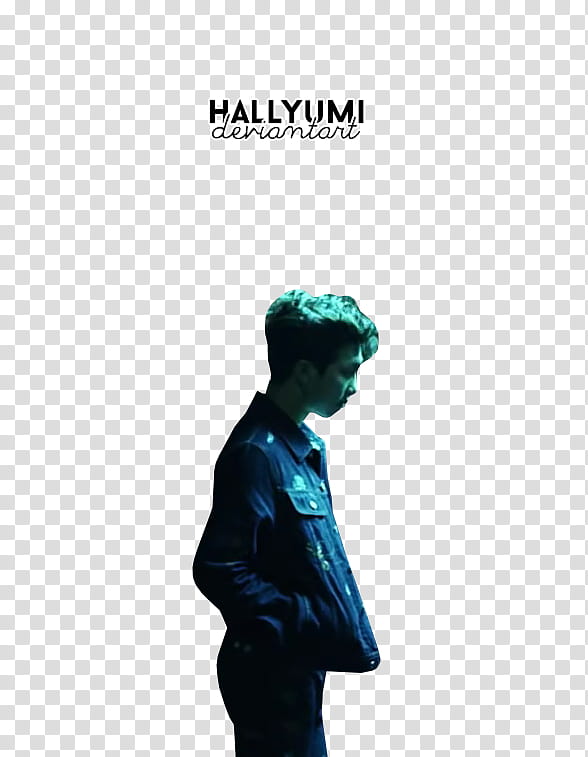 BTS FAKE LOVE, man in blue button-up shirt transparent background PNG clipart