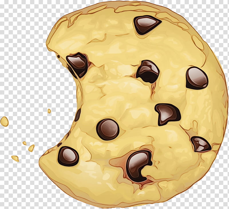 Watercolor, Paint, Wet Ink, Food, Snout, Cookie, Chocolate Chip Cookie, Snack transparent background PNG clipart