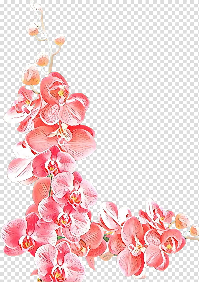 Artificial flower, Cartoon, Pink, Cut Flowers, Petal, Plant, Blossom, Peach transparent background PNG clipart