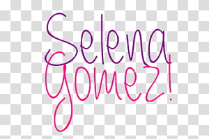 Texto De Selena Gomez transparent background PNG clipart thumbnail
