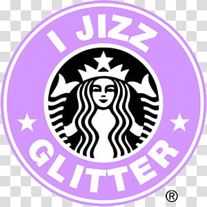 Starbucks Logos s, I Jizz Glitter Starbucks illustration transparent background PNG clipart