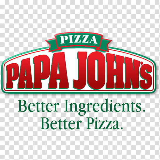 Pizza Parlor Americana, Pizza Papa John's logo transparent background PNG clipart