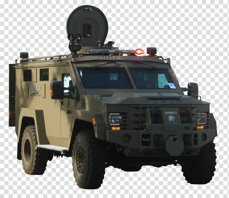Unified Police SWAT Vehicle, green humvee transparent background PNG clipart