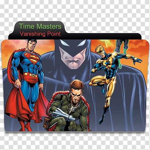 DC Comics Folder , Time Masters Vanishing Point transparent background PNG clipart