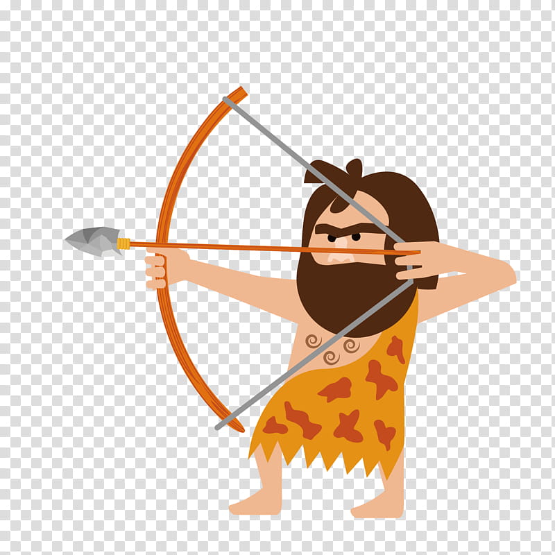 Bow And Arrow, Drawing, Orange, Cartoon, Ranged Weapon, Sports Equipment, Line transparent background PNG clipart