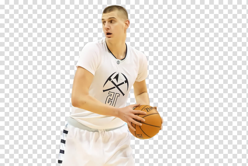 Nikola Jokic basketball player, Nikola Jokić, Tshirt, Shoulder, Sports, Baseball, Uniform, Shoe transparent background PNG clipart