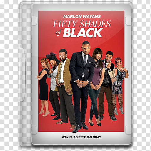 Movie Icon , Fifty Shades of Black, Fifty Shades of Black DVD case transparent background PNG clipart