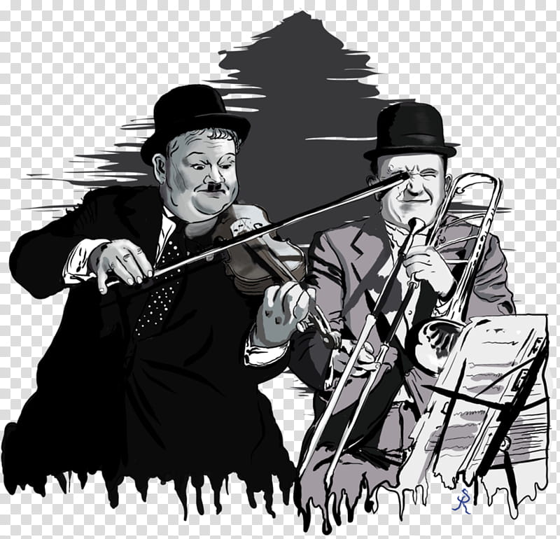 Mr. Laurel and Mr. Hardy Duett transparent background PNG clipart