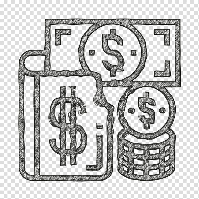 Payslip icon Salary icon Accounting icon, Symbol, Line Art, Toy, Number transparent background PNG clipart