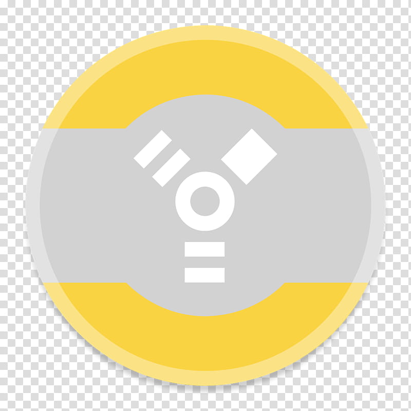 Button UI System Folders and Drives, round gray and yellow icon transparent background PNG clipart