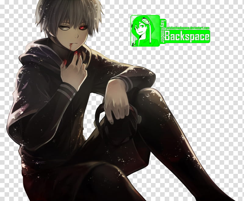 Kaneki (Tokyo Ghoul), Render, Kaneki illustration transparent background PNG clipart