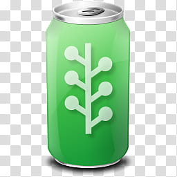 Drink Web   Icon , green and white easy-open can transparent background PNG clipart