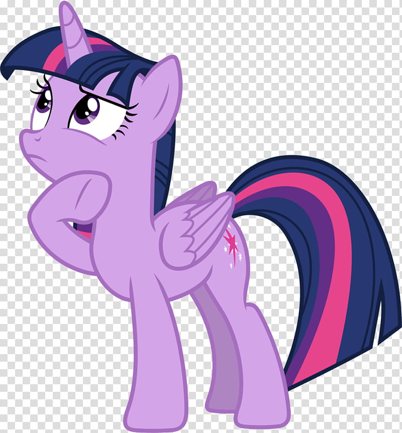 Twilight Sparkle Thinking, pink unicorn illustration transparent background PNG clipart