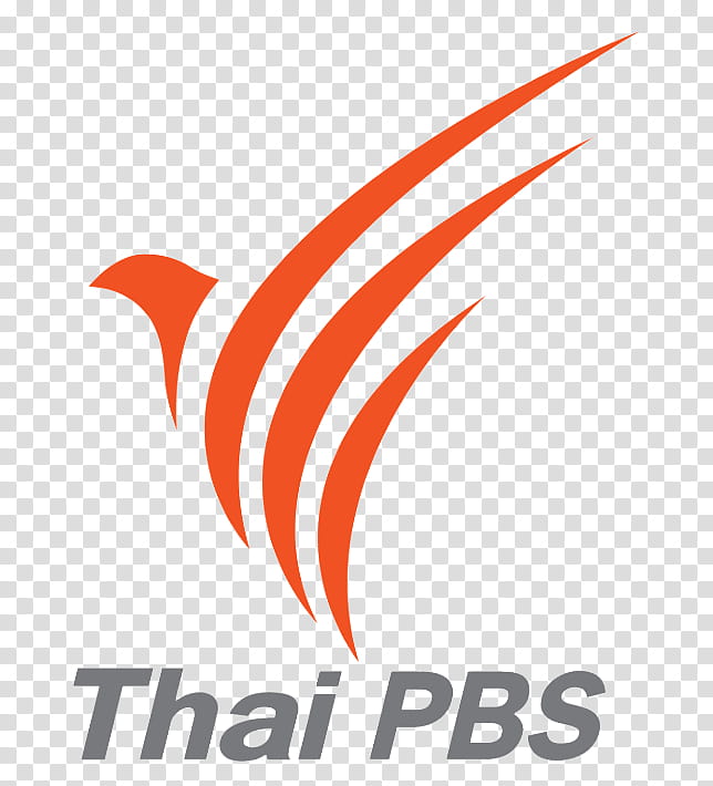 Thai Pbs Text, Logo, Thai Public Broadcasting Service, ITV, Thai Language, Channel 5, News, Wing, Line transparent background PNG clipart
