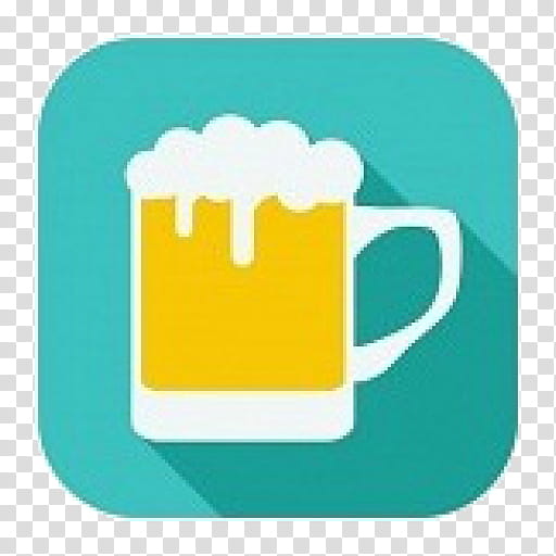 Beer Icon, Icon Design, Yellow, Mug, Drinkware, Rectangle transparent background PNG clipart