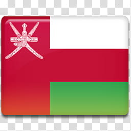 All in One Country Flag Icon, Oman-Flag- transparent background PNG clipart