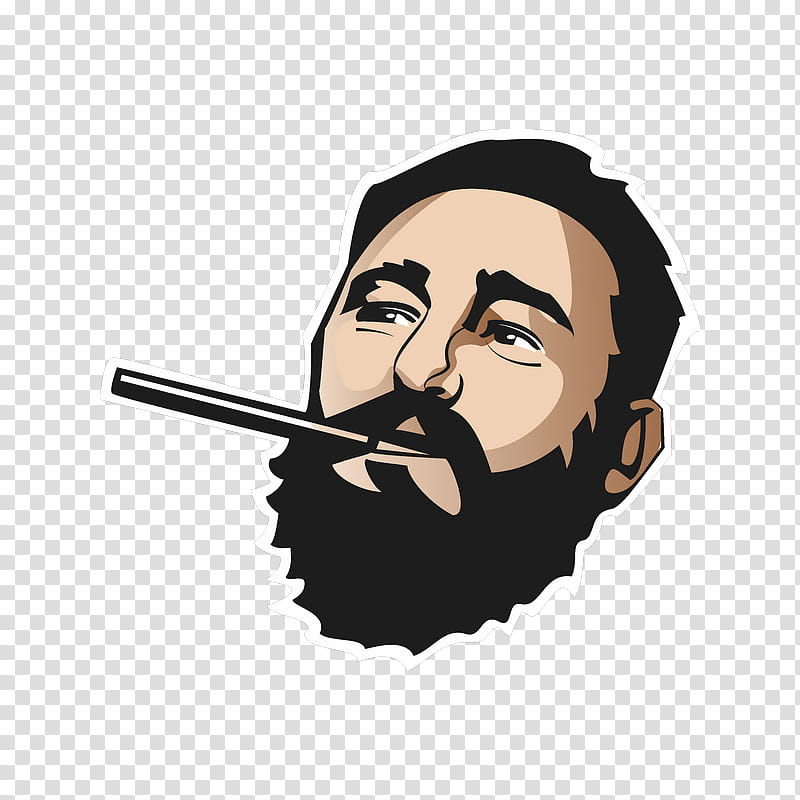 Hair Logo, Fidel Castro, Havana, Hasta Siempre, Sticker, Che Guevara, Cuba, Facial Hair transparent background PNG clipart