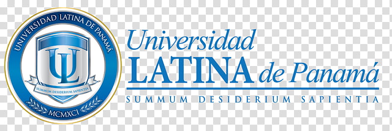 City Logo, Latin University Of Panama, Latin University Of Costa Rica, Psychology, Letterhead, Panama City, Blue, Text transparent background PNG clipart