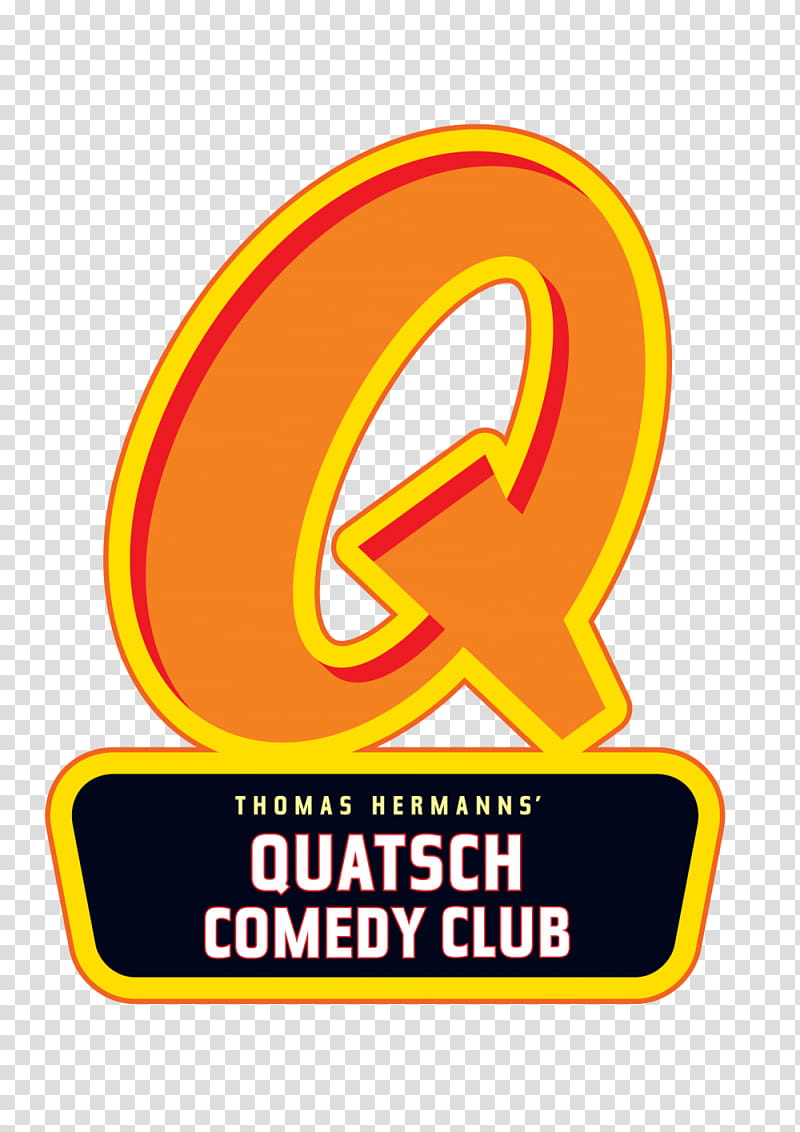 Text, Quatsch Comedy Club, Logo, German Television Comedy, Stuttgart, Hamburg, Germany, Yellow transparent background PNG clipart