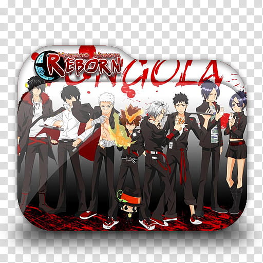 Katekyo Hitman Reborn Anime Folder Icon, Reborn file folder art transparent  background PNG clipart