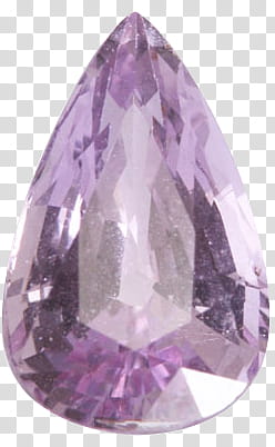 gemstones, teardrop purple gemstgone transparent background PNG clipart