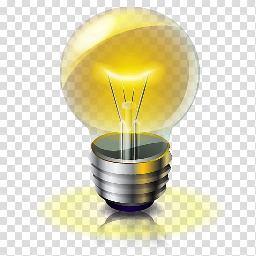 Light Bulb, Light, Incandescent Light Bulb, Lamp, Lighting, Incandescence, Brightness, Yellow transparent background PNG clipart