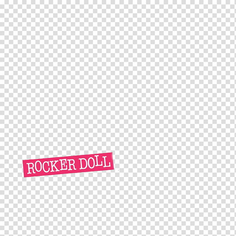 rocker doll text transparent background PNG clipart